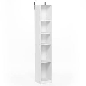 lot 3438 image: Furinno Indo Slim Open Bath Cabinet, White