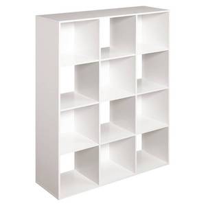 lot 3450 image: ClosetMaid 12-Cube Organizer, White