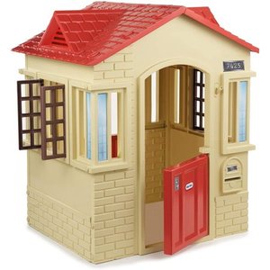 lot 3451 image: Little Tikes - Cape Cottage Playhouse - Tan