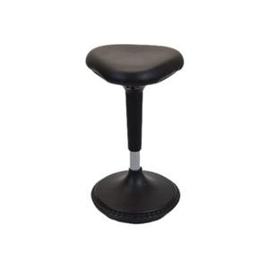 lot 3464 image: Uncaged Ergonomics - Vinyl Wobble Stool - Black