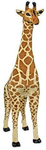lot 5948 image: Melissa & Doug Giant Giraffe - Lifelike Stuffed Animal (over 4 feet tall)