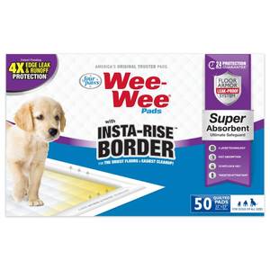 lot 1003 image: Wee-Wee Insta-Rise� Border Pad(HAS BEEN OPENED AMOUNT UNKNOWN)