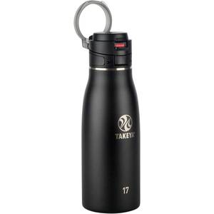 lot 1032 image: Takeya - Traveler 17oz FlipLock Bottle - Onyx