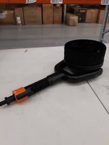 lot 1052 image: WORX, Quick Snap Connection Hydroshot Adjustable Outdoor Power Scrubber, Black
