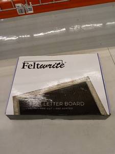 lot 1076 image: Felt Letter Board