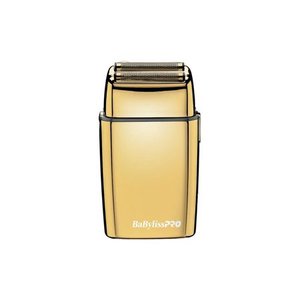lot 1084 image: BaBylissPRO Babylisspro Double Foil Cordless Shaver Metal Gold TURNS ON