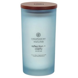 lot 1088 image: Chesapeake Bay Candle Scented Candle, Reflection  Clarity (Sea Salt Sage), Large
