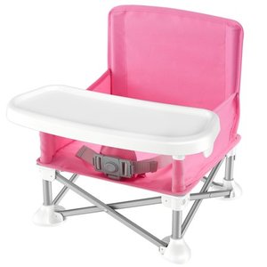 lot 1094 image: SereneLife SLBS66P - Baby & Toddler Booster Seat Feeding Chair, Easy Setup Portable & Folding Style