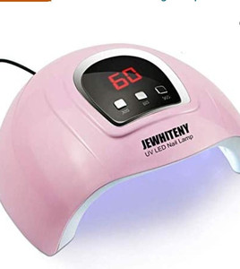 lot 1106 image: UV LED Nail Lamp 54W, Professional Nail Dryer Gel,Pink