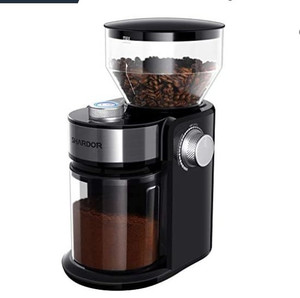 lot 1133 image: SHARDOR Electric Burr Coffee Grinder 2.0, Adjustable Burr Mill with 16 Precise Grind Setting for 2-14 Cup, Black