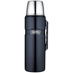 lot 1140 image: 14 Blue Thermos Vacuum Insulated Hydration Bottle 2-Liters