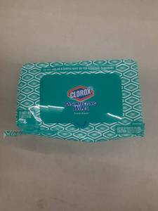 lot 1197 image: 3 Pack Cloris Disinfecting Wipes 75 Wipes Per A Pack