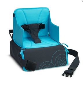lot 1222 image: Munchkin Brica� GoBoost�� Travel Booster Seat, Includes Xtra-Grip Traction Pads