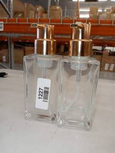 lot 1227 image: 2 Bathroom Soap Dispensers USED