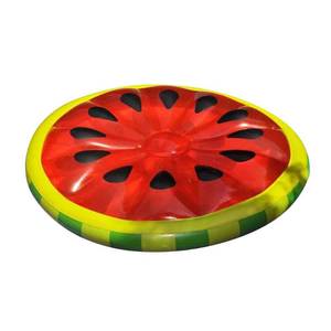 lot 1247 image: Swimline Inflatable Watermelon Slice Swimming Pool Lake Ocean Island Float Raft