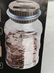 lot 1272 image: Digital Coin Counting Money Jar