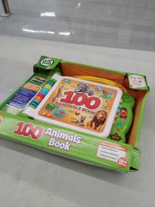 lot 1283 image: LeapFrog 100 Animals Book Interactive Bilingual Take-Along Word Book