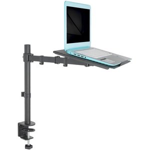 lot 1340 image: VIVO Single Laptop  Notebook Desk Mount  Stand Fully Adjustable Extension