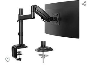 lot 1347 image: ErGear Single Monitor Desk Mount Stand, Adjustable Gas Spring Monitor Arm Mount
