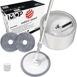 lot 1349 image: Exclusive Heritage iMop Microfiber Flat Mop with Water Filtration System