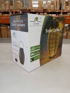 lot 1359 image: EXCMARK Solar Lantern MISSING ONE SOLAR PANEL