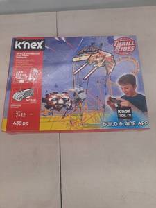 lot 1374 image: Knex Space Invasion Roller Coaster Building Set 438 PC