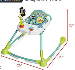 lot 1389 image: Kolcraft - Tiny Steps Too - 2-in-1 Infant & Baby Activity Walker,Model WTP105