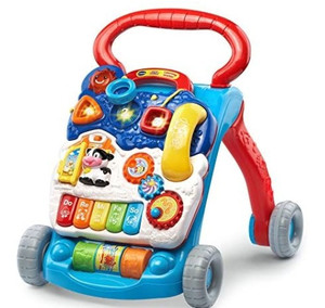 lot 1392 image: VTech Sit-To-Stand Learning Walker ( Blue) MODEL UNKNOWN