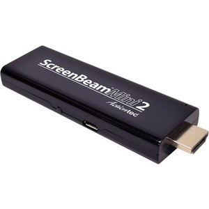 lot 1432 image: Actiontec - ScreenBeam Mini 2 Wireless Display Receiver - Black USED