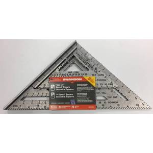 lot 1447 image: Swanson SW1201K 7 & Big 12 Speed Square Kit without Layout Bar
