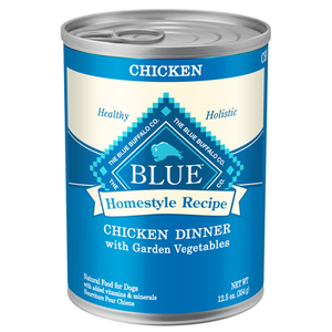 lot 1456 image: 12 - Blue Buffalo Homestyle Recipe Natural Adult Wet Dog Food, Chicken 12.5-oz Can