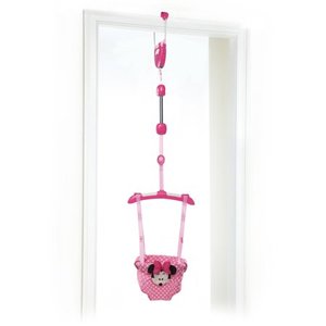 lot 1492 image: Bright Starts Disney Baby Minnie Mouse Door Jumper, Ages 6 months 
