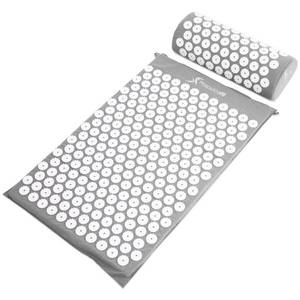 lot 1519 image: ProsourceFit Acupressure Mat and Pillow Set for BackNeck Pain Relief and Muscle Relaxation