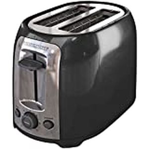 lot 1524 image: BLACKDECKER 2-Slice Extra Wide Slot Toaster, BlackSilver, TR1278B