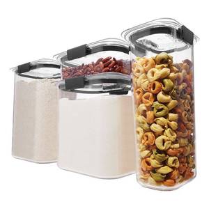 lot 1546 image: rubbermaid brilliance pantry 8-piece food storage set
