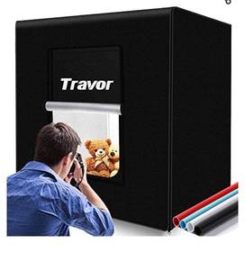 lot 60965 image: Travor Portable Photo Studio Light Box 32x32Inch