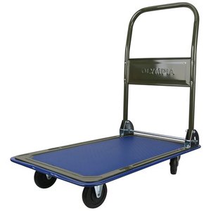 lot 26964 image: Olympia Tools 85-180 300 Pound Capacity Heavy Duty Folding Utility Rolling Cart