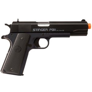 lot 26989 image: Crosman ASP311B Stinger Air Pistol Semi-Automatic 6mm Airsoft Black