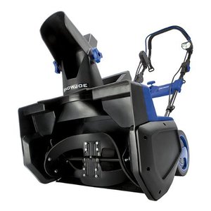 lot 38257 image: Snow Joe SJ625E Electric Single Stage Snow Thrower  21-Inch  15 Amp Motor - Blue