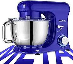 lot 38204 image: cooklee stand mixer blue