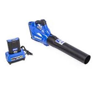 lot 38243 image: Kobalt 1130007 40v Max Cordless Blower Kit- Battery & Charger Included. New.