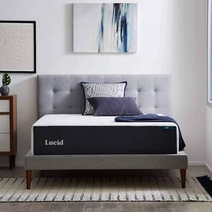 lot 4959 image: Lucid Gel Memory Foam Mattress