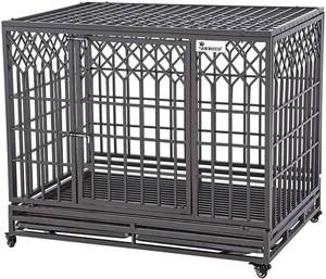lot 4960 image: Smonter Heavy Duty Dog Kennel