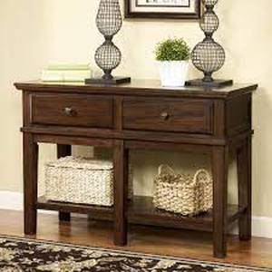 lot 4985 image: Signature Design by Ashley Sofa Table