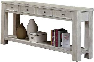 lot 4989 image: Farmhouse Style Console Table