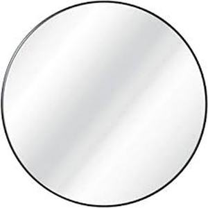 lot 5022 image: HBCY Creations Circle Wall Mirror