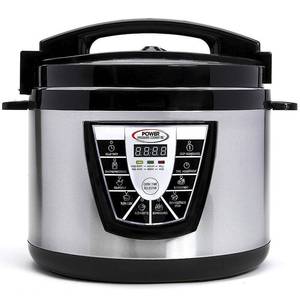 lot 9687 image: Tristar 10-qt. Power Pressure Cooker With Bonus Power Chopper