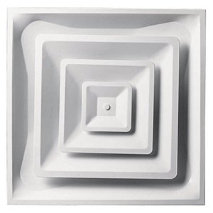 lot 9732 image: Accord Ventilation ABcD2X2 ceiling Diffuser, 24 x 24, White