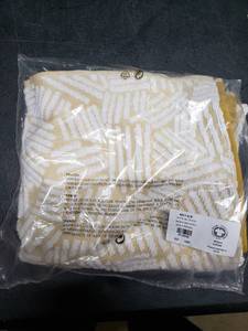 lot 9779 image: West Elm Dishtowel 20x30 Inch, Yellow