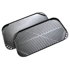 lot 9803 image: Ecolution Kitchen Extras Double Burner Reversible GrillGriddle